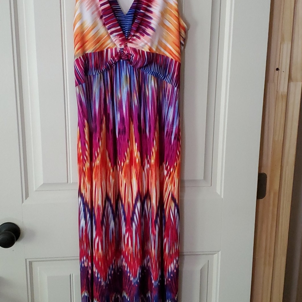 Bright maxi dress